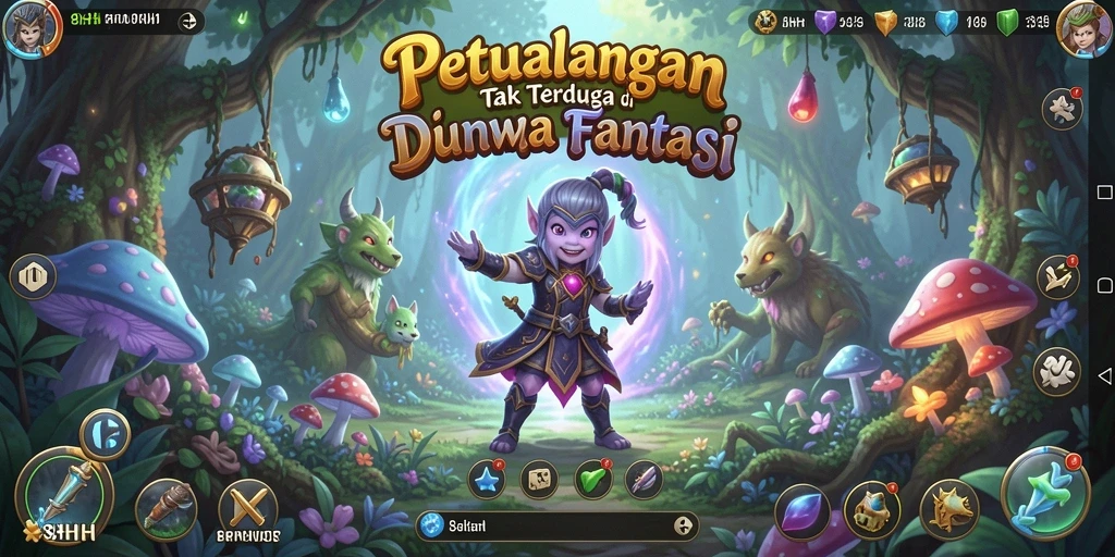 Screenshot utama <strong>8HHH</strong> menampilkan aksi petualangan yang mendebarkan.
