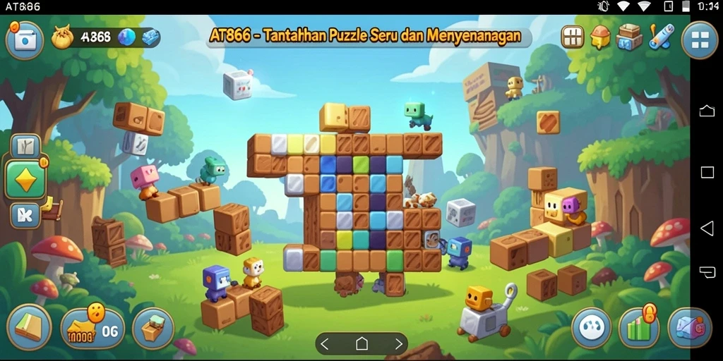 Tampilan gameplay AT866 yang memikat dan menantang.