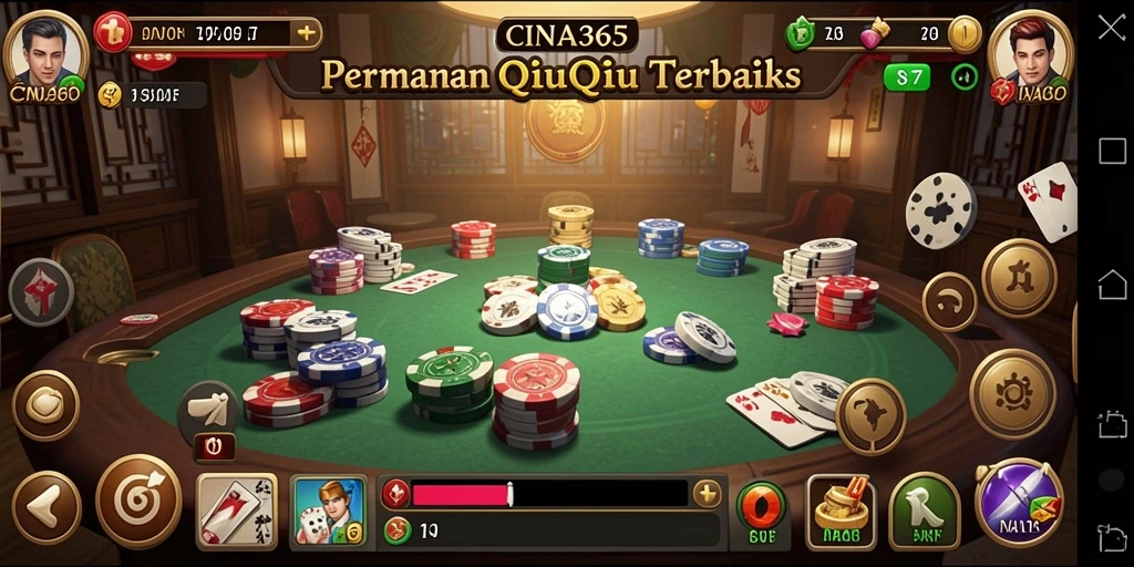 Tampilan gameplay yang menarik dari CINA365 QiuQiu.