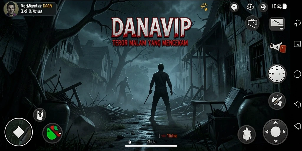 Screenshot momen menegangkan dalam game DANAVIP.