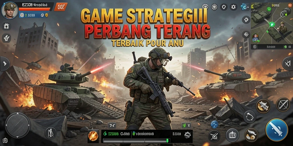 Tampilan menarik dari gameplay strategis EZ338 yang penuh aksi.