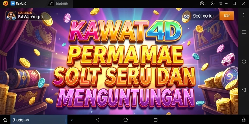 Tampilan gameplay KAWAT4D yang menarik dan penuh warna.