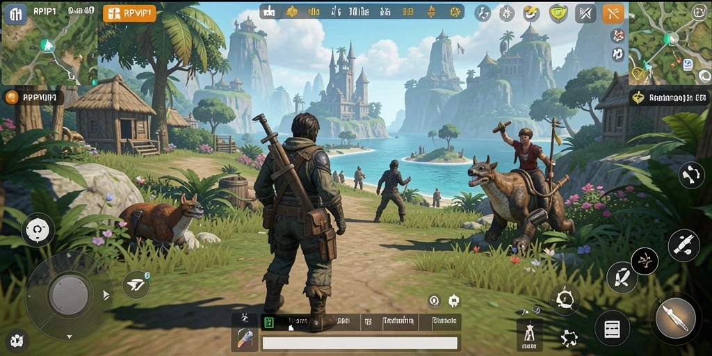 Gameplay Open World yang menakjubkan dan penuh petualangan.