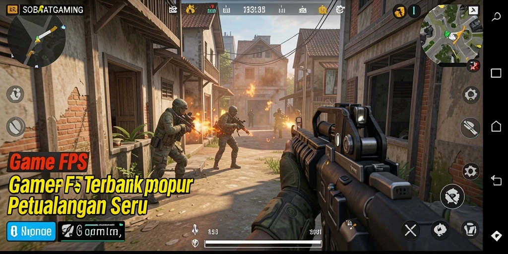 Gameplay seru SOBATGAMING dalam aksi FPS yang menegangkan.