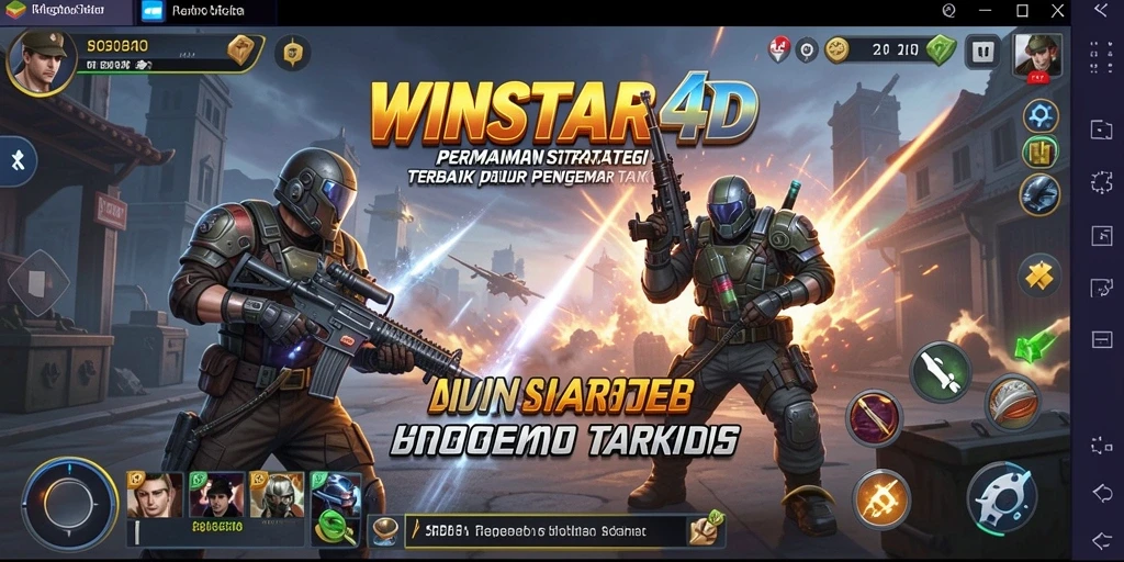 Tangkapan layar dari gameplay strategi WINSTAR4D yang mendebarkan.